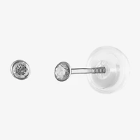 Diamond Accent Natural White Diamond 14K Gold 2mm Round Stud Earrings