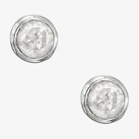Diamond Accent Natural White Diamond 14K Gold 2mm Round Stud Earrings