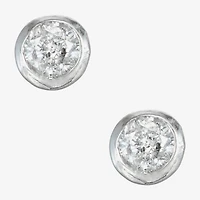 1/10 CT. T.W. Natural White Diamond 14K Gold 3.5mm Round Stud Earrings