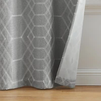 Threadmade Kendal Grommet Top Energy Saving Blackout Set of 2 Curtain Panel