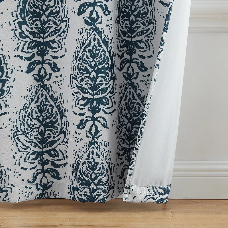 Threadmade Raja Grommet Top Energy Saving Blackout Set of 2 Curtain Panel