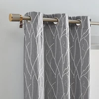 Elrene Home Fashions Sterling Grommet Top Energy Saving Blackout Set of 2 Curtain Panel