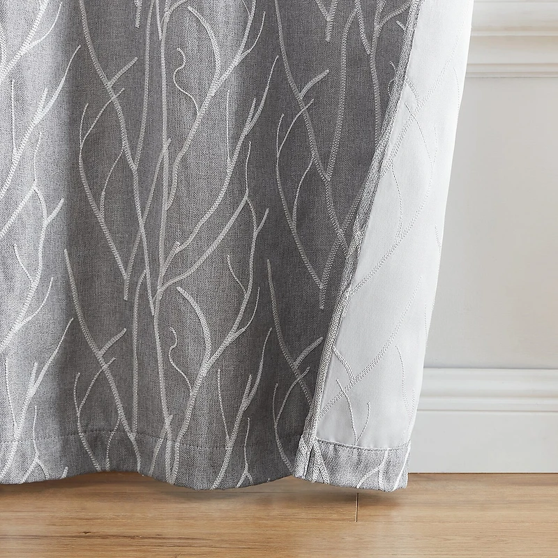 Elrene Home Fashions Sterling Grommet Top Energy Saving Blackout Set of 2 Curtain Panel