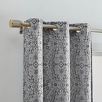Threadmade Berber Grommet Top Energy Saving Blackout Set of 2 Curtain Panel