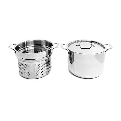 BergHOFF Pro Straight Stainless Steel Tri-Ply 3pc. Pasta Set