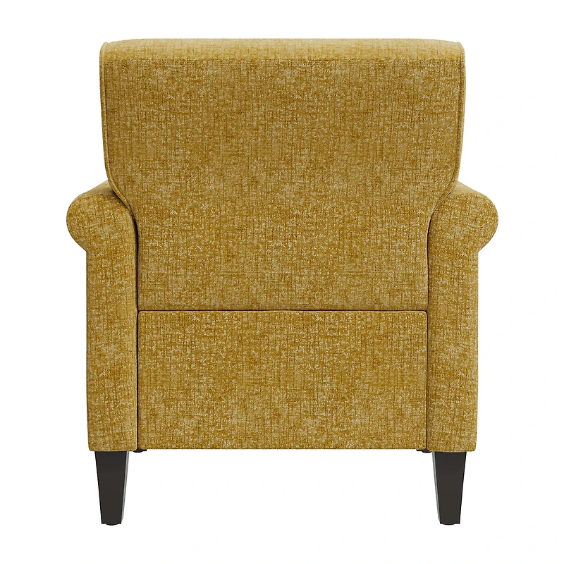 Jean Traditional Rolled Arm Accent Chair with Pewter Nailheads Chenille