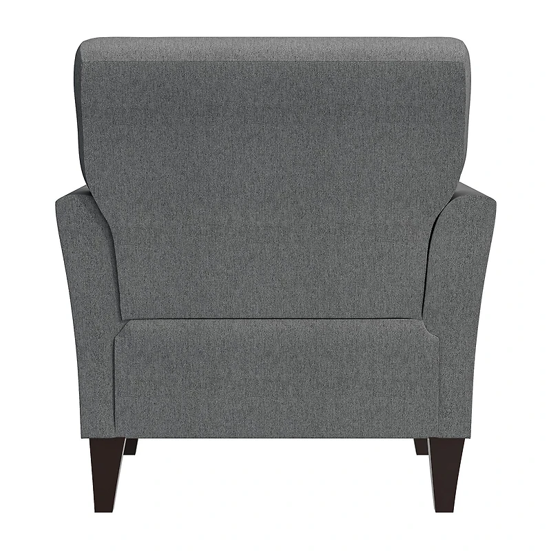 Alex Transitional Flared Arm Accent Chair Velour
