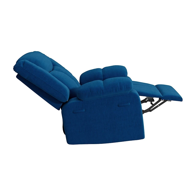 ProLounger Traditional Swivel Glider Recliner Plush Velvet