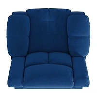 ProLounger Traditional Swivel Glider Recliner Plush Velvet