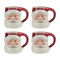Certified International Santa's Secret 4-pc. Coffee Mug