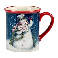 Certified International Snowman Greetings 4-pc. Holiday Coffee Mug