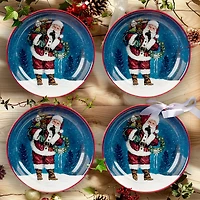 Certified International Snowman Greetings 4-pc. Earthenware Soup Bowl