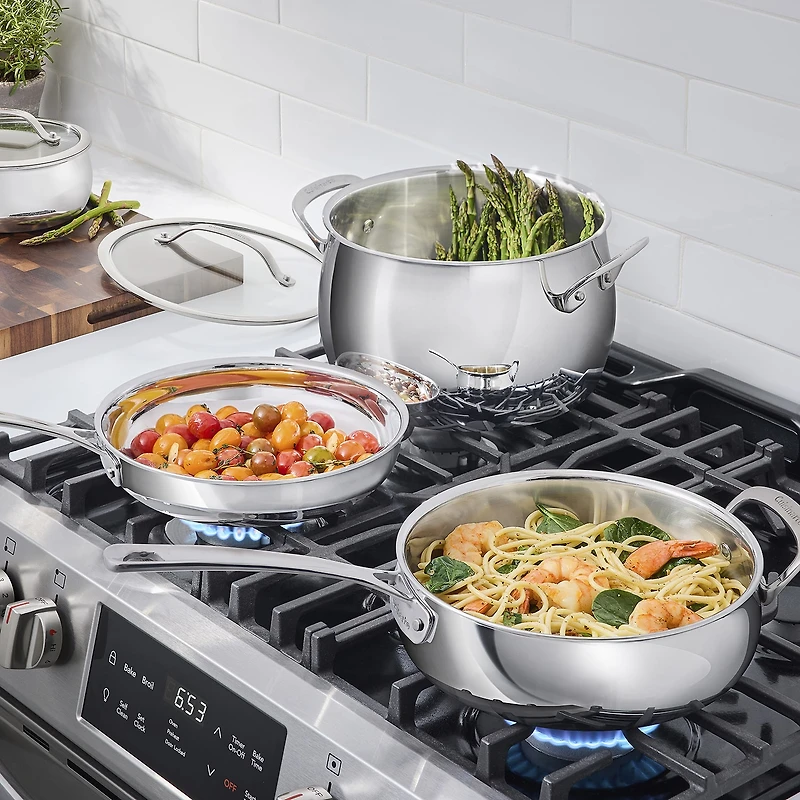 Cuisinart PureClad Tri-Ply Stainless Steel 12-pc. Cookware Set