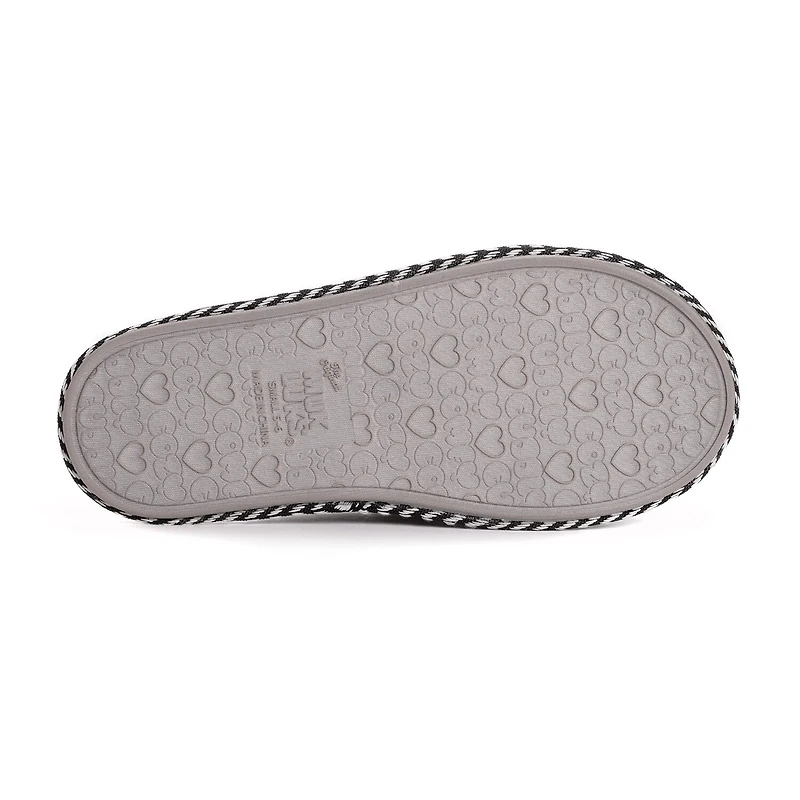 Muk Luks Cosette Womens Memory Foam Slip-On Slippers