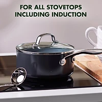 GreenPan Valencia Pro Ceramic Non-Stick 2-qt. Saucepan with Lid