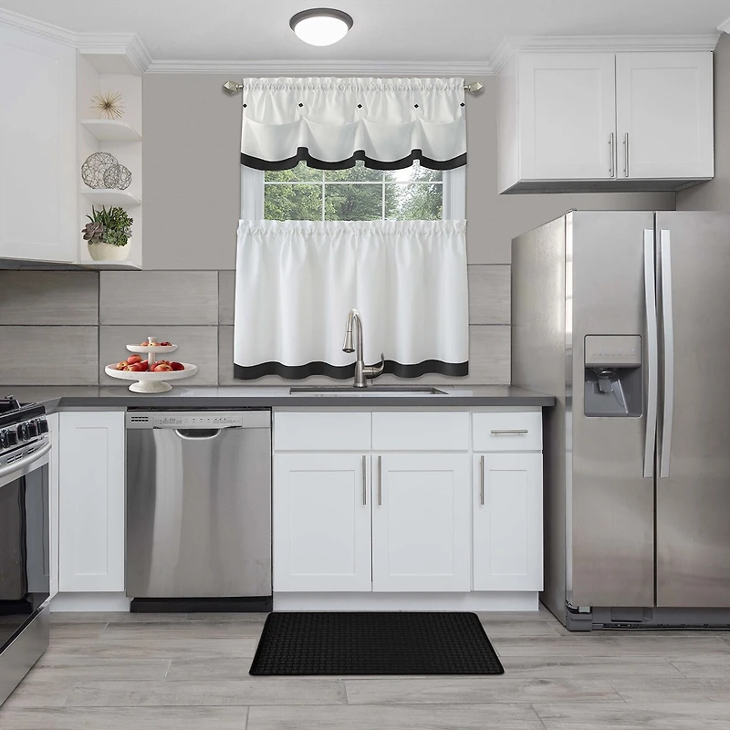 Achim Woven-Embossed Anti-Fatigue Kitchen Mat