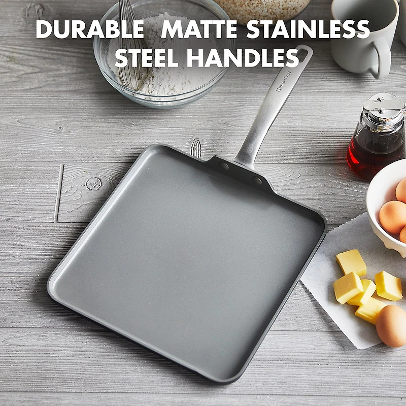 GreenPan Chatham Hard Anodized Ceramic Non-Stick 11" Griddle