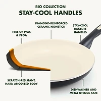 GreenPan Rio Ceramic Non-Stick 2-pc. Frying Pan