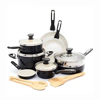 GreenPan Rio Healthy Ceramic Non-Stick 16-pc. Cookware Set