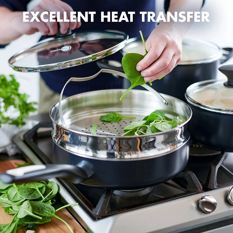 GreenPan Rio Healthy Ceramic Non-Stick 16-pc. Cookware Set