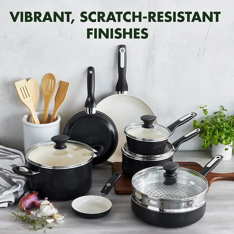 GreenPan Rio Healthy Ceramic Non-Stick 16-pc. Cookware Set