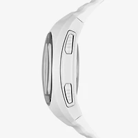 PUMA Mens Digital White Strap Watch P6012