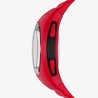 PUMA Mens Digital Red Strap Watch P6014