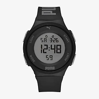 PUMA Mens Digital Black Strap Watch P6032