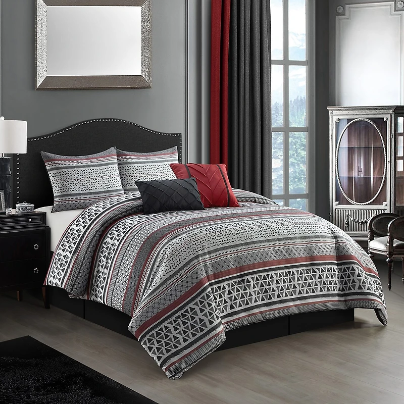 Stratford Park Abel 6-pc. Midweight Comforter Set