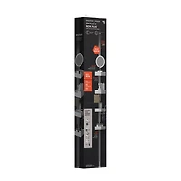 Sharper Image SpaStudio Hook Modular Shower Caddy Adjustable 4 Tier Design with Customizable Fit and Storage