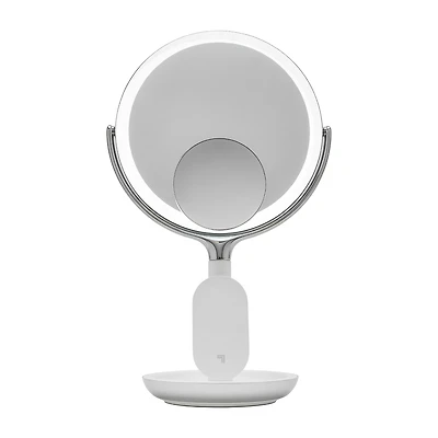 Sharper Image SpaStudio Vanity 8-Inch Mirror With Qi Wireless Charging