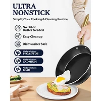 Granitestone Charleston Collection Hammered 12' Non-Stick Frying Pan