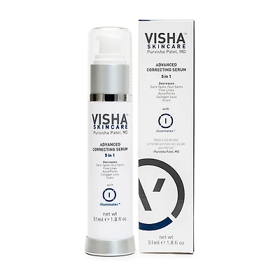 Visha Skincare Advanced Correcting Serum With Illuminotex Face Serum
