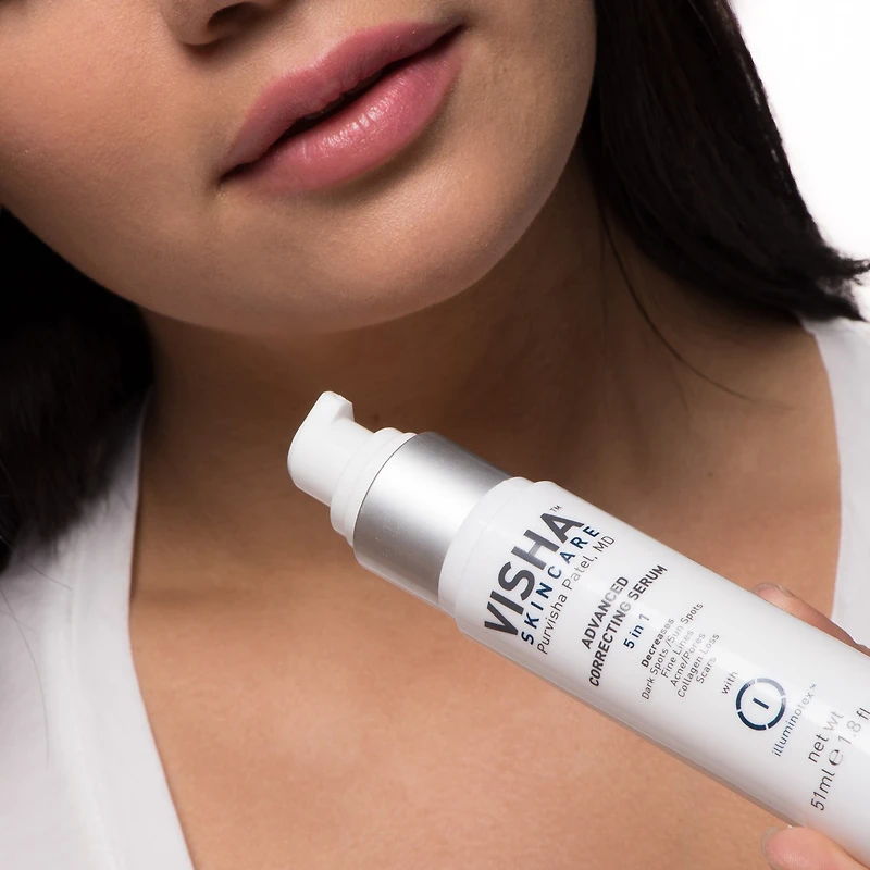 Visha Skincare Advanced Correcting Serum With Illuminotex Face Serum