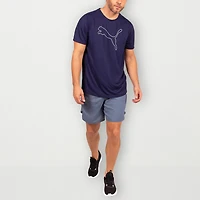 PUMA Mens Crew Neck Short Sleeve Regular Fit Graphic T-Shirt