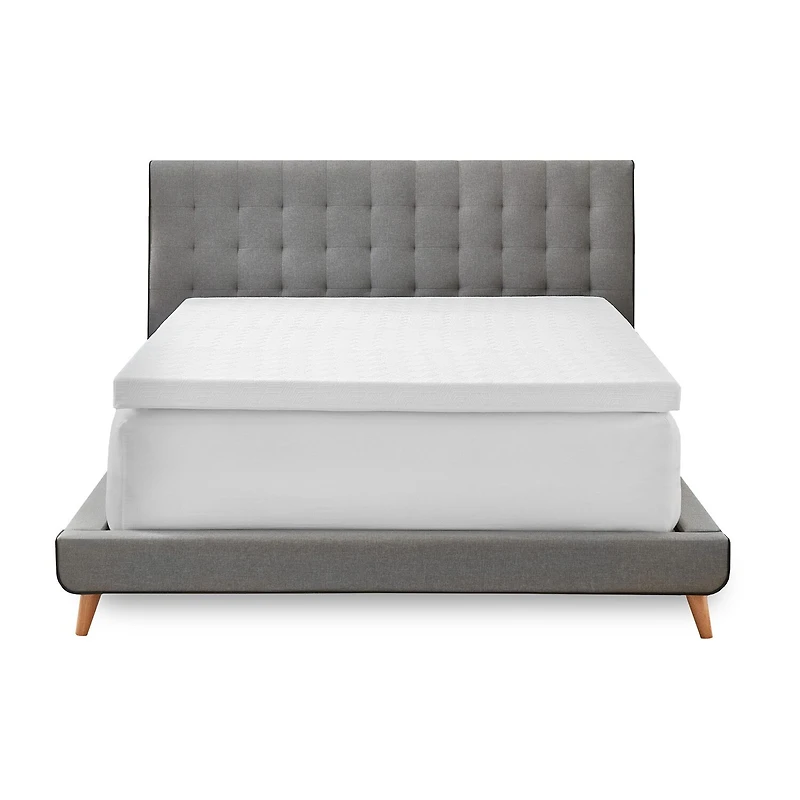 Bodipedic Home 3-Inch Gel-Infused Memory Foam Mattress Topper With Cooling Cover