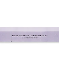 Bodipedic Home 3-Inch Lavender Infused Memory Foam Mattress Topper