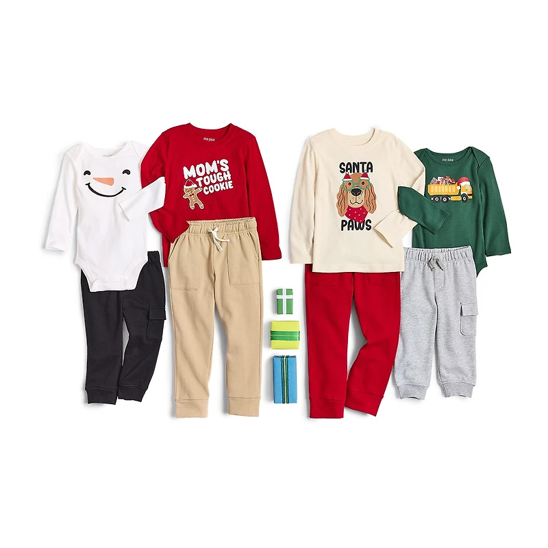 Okie Dokie Baby Boys Cuffed Regular Fit Jogger Pant