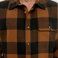 Hallstatt® Mens Long Sleeve Regular Fit Flannel Shirt