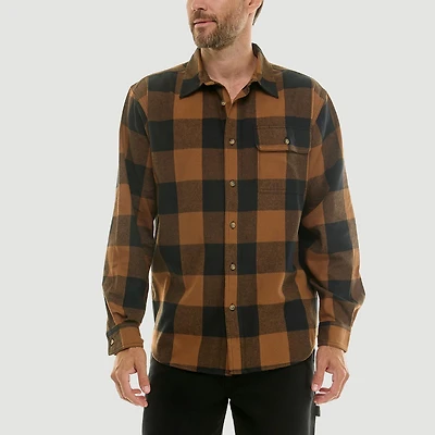 Hallstatt® Mens Long Sleeve Regular Fit Flannel Shirt