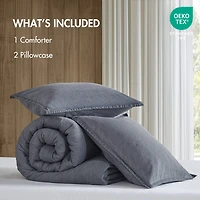 Woolrich Mckenzie Cotton Twill Washed Comforter Set