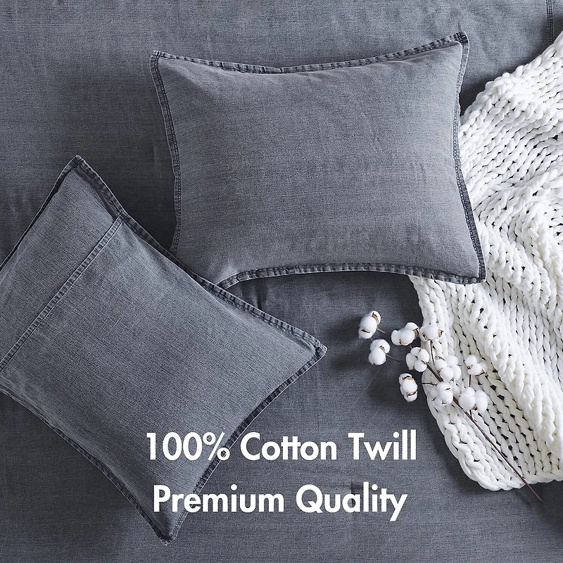 Woolrich Mckenzie Cotton Twill Washed Comforter Set
