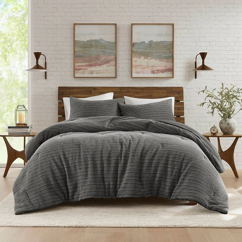 Woolrich Lyon Cotton Waffle Washed 3-pc. Comforter Set