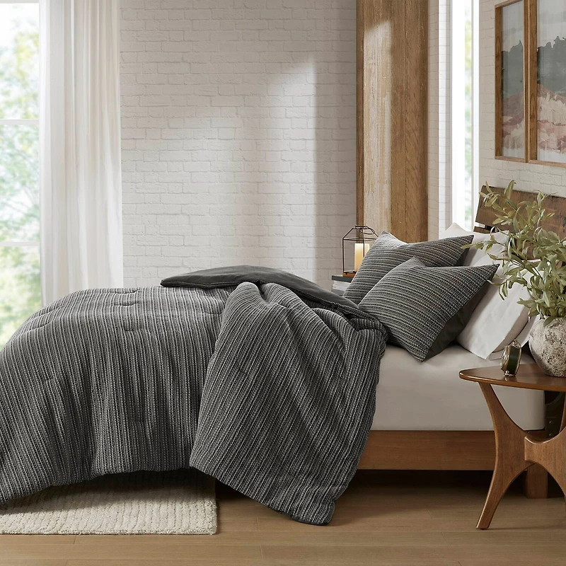 Woolrich Lyon Cotton Waffle Washed 3-pc. Comforter Set