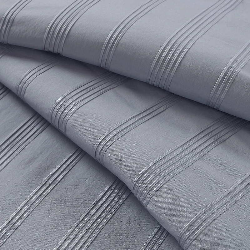 510 Design Logan Woven Striped Duvet Cover Set