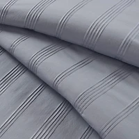 510 Design Logan Woven Striped Duvet Cover Set