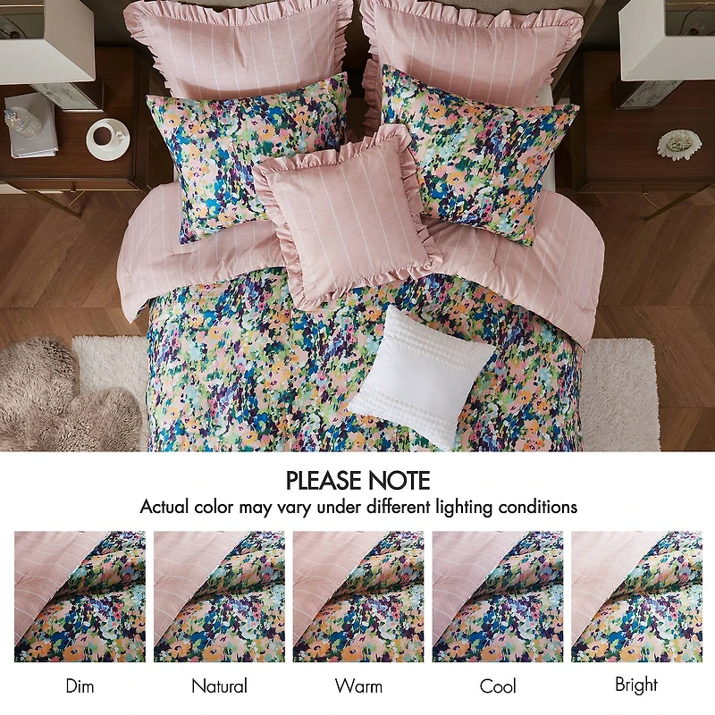 Madison Park Amira 8-pc. Floral Reversible Comforter Set