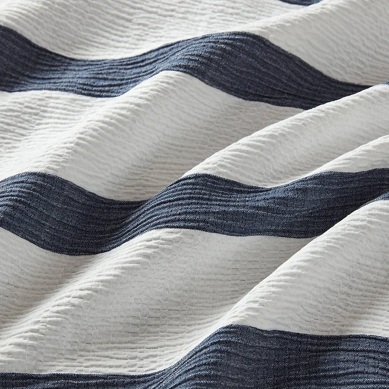 510 Design Merritt Yarn-Dyed Striped Easy Care Comforter Set