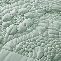 Madison Park Amelie Puffy Floral Easy Care Comforter Set