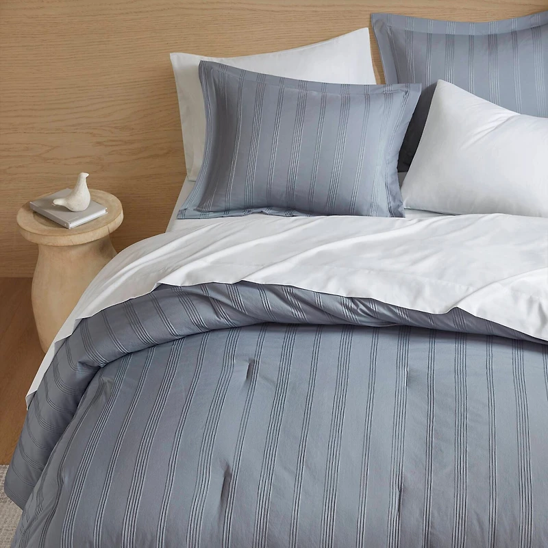 510 Design Logan Woven Striped Complete Bedding Set with Sheets
